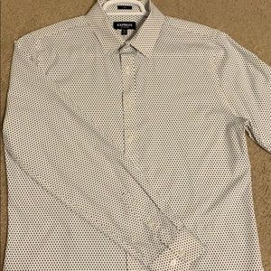 Casual Dotted Button Down Shirt